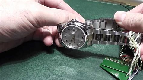 taking a link out of a rolex watch|adjusting rolex watch jubilee strap.